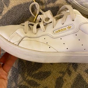 Adidas Sleek White Sneakers